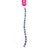 Multi Metallic Colours Crystal Squashed Facet Strung Beads